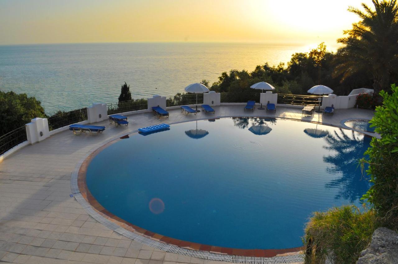 Holiday Apartments Maria With Pool And Panorama View - Agios Gordios Beach Exterior foto