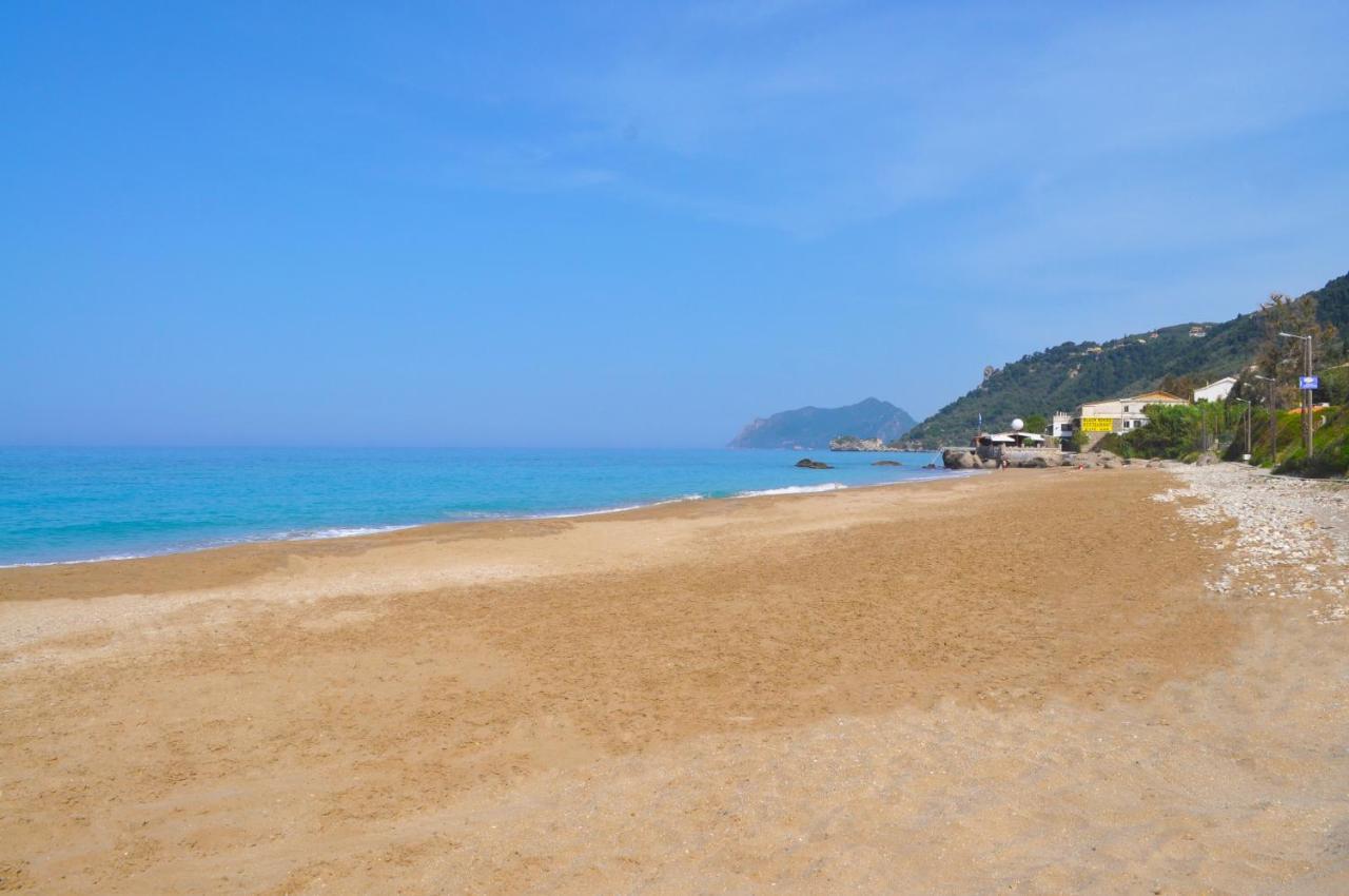 Holiday Apartments Maria With Pool And Panorama View - Agios Gordios Beach Exterior foto