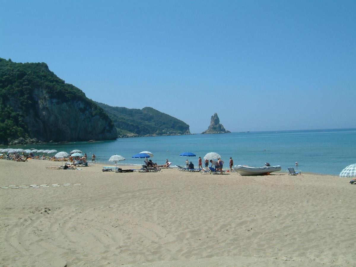 Holiday Apartments Maria With Pool And Panorama View - Agios Gordios Beach Exterior foto